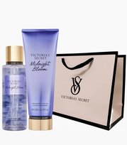 Victoria's Secret - Midnight Bloom - Zestaw Mgiełka balsam torebka z logo