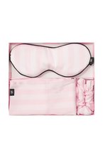 Victoria's Secret, satynowy zestaw do snu: opaska na oczy, gumka, poszewka