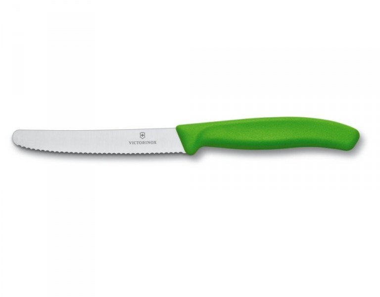 Victorinox, Nóż kuchenny, Ząbkowany z zaokrąglonym czubkiem 6.7836.L114 (285551)