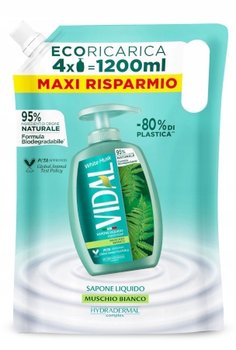 Vidal, Mydło W Płynie Białe Piżmo Zapas, 1,2l - Vidal