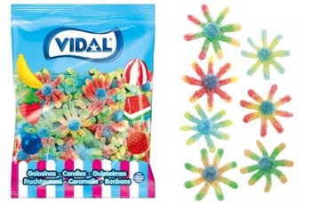 Vidal żelki ośmiornice kwaśne owocowe 1 kg - VIDAL