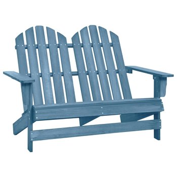 vidaXL, 2-osobowe krzesło ogrodowe Adirondack, lite drewno jodłowe - vidaXL