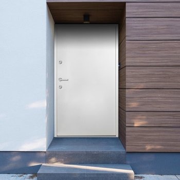 vidaXL Aluminiowe Drzwi Zewnętrzne, Białe, 100 X 200 Cm! - vidaXL