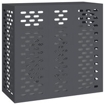 vidaXL Antracytowy Metal 110 x 50 x 105 cm Wytrzymała vidaXL