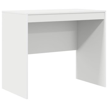 vidaXL Biurko komputerowe Białe Drewno inżynieryjne 90 x 50 x 76 cm - vidaXL