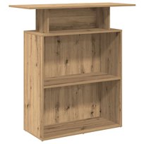 vidaXL Biurko recepcyjne dąb artisan 100x40x104 cm Drewno klejone