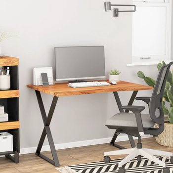 vidaXL Blat biurka, 100x80x2,5 cm, prostokątny, lite drewno akacjowe - vidaXL