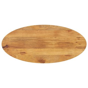 vidaXL Blat stołu, 120x60x2,5 cm, owalny, lite drewno mango - vidaXL
