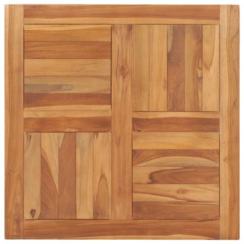 vidaXL, Blat stołu, lite drewno tekowe, 70x70x2,5 cm - vidaXL