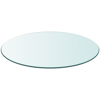 vidaXL Blat stołu szklany, okrągły 800 mm   - vidaXL