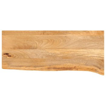 vidaXL Blat stołu z naturalną krawędzią, 90x40x2,5 cm, drewno mango - vidaXL