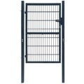 vidaXL Brama ogrodzeniowa (pojedyncza) 2D, antracytowa, 106 x 210 cm - vidaXL