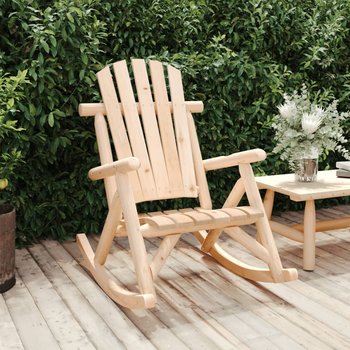 vidaXL Bujane krzesło ogrodowe, 69x96x101 cm, drewno świerkowe - vidaXL
