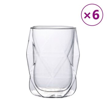 vidaXL Dwuścienne szklanki, 6 szt., 350 ml - vidaXL