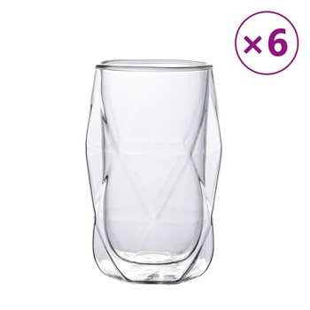 vidaXL Dwuścienne szklanki, 6 szt., 450 ml - vidaXL