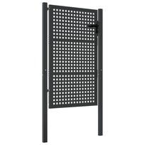 Vidaxl Furtka Ogrodowa, Antracytowa, 105X175 cm, Stal