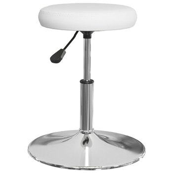 vidaXL Krzesła stołowe, 2 szt., białe, obite sztuczną skórą - vidaXL