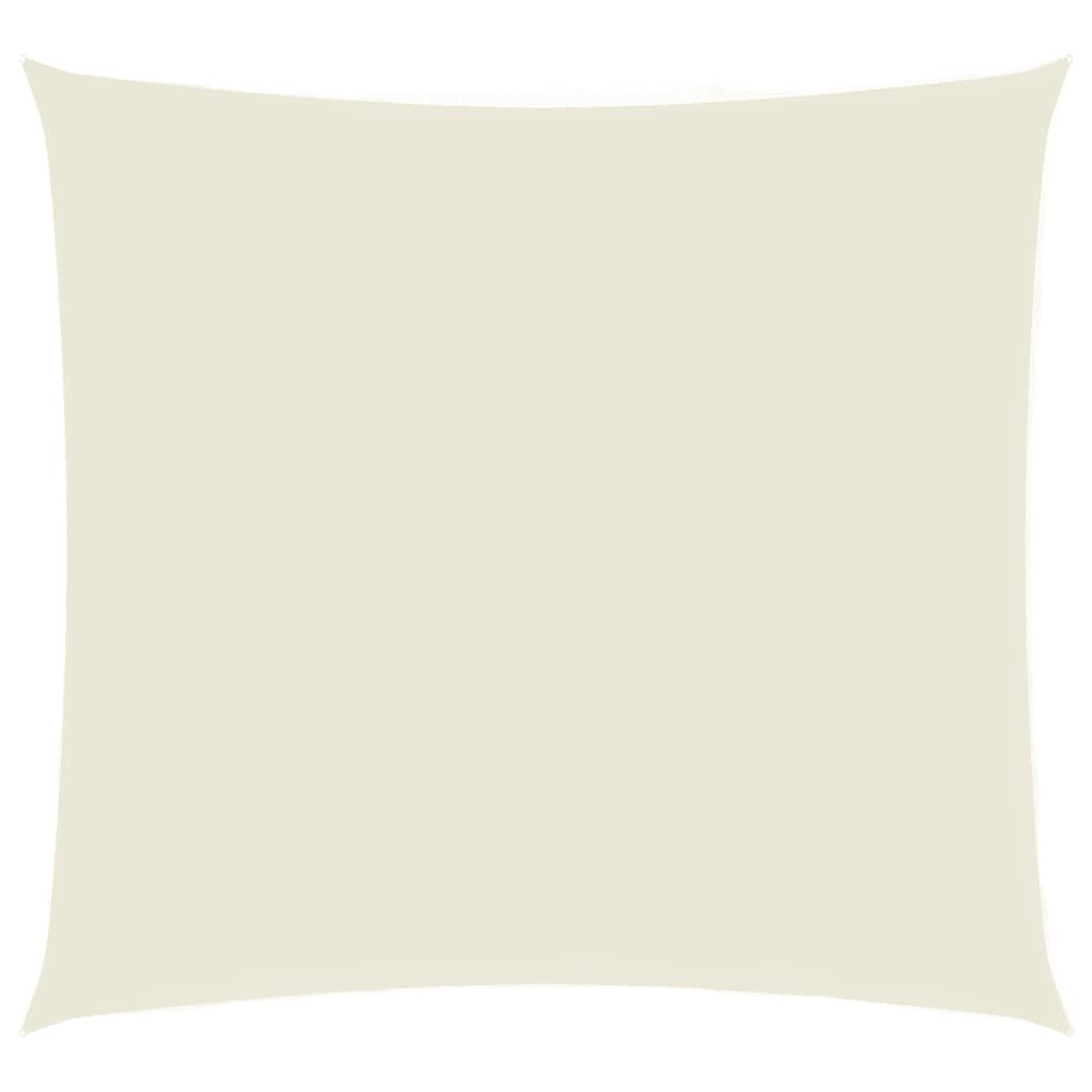 vidaXL Kwadratowy żagiel ogrodowy z tkaniny oxford, 3,6x3,6 m, kremowy