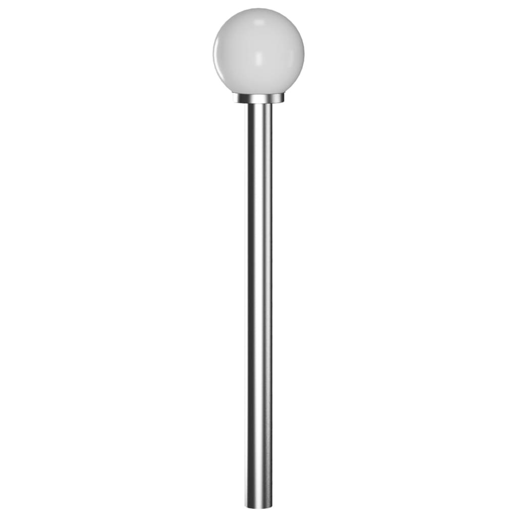 vidaXL Lampa ogrodowa na słupku, 1 kula, 110 cm