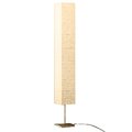 vidaXL Lampa podłogowa ze stalową podstawą, 170 cm, beżowa - vidaXL