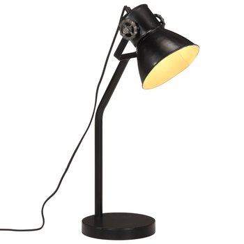 vidaXL Lampa stołowa, 25 W, czarna, 17x17x60 cm, E27 - vidaXL