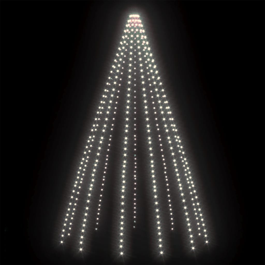 Фото - LED-стрічка VidaXL Lampki na choinkę, 500 LED, zimne białe, 500 cm, wewn./zewn. 