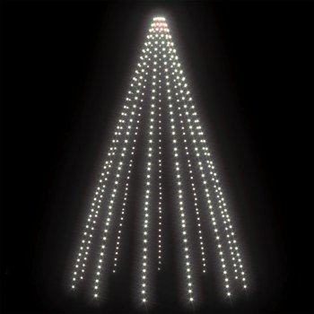 vidaXL Lampki na choinkę, 500 LED, zimne białe, 500 cm, wewn./zewn. - vidaXL