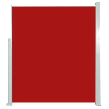 vidaXL Markiza boczna na taras, 160 x 300 cm, czerwona  - vidaXL