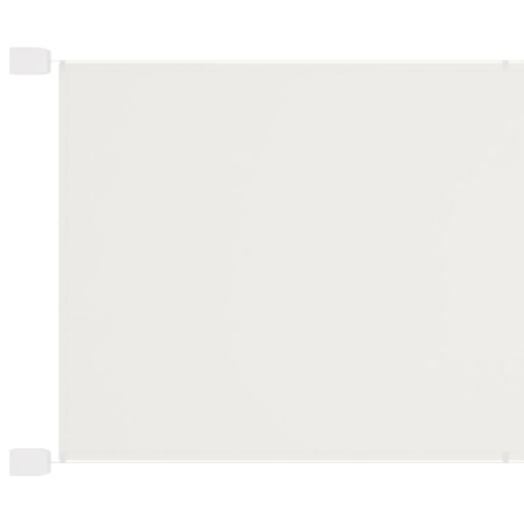 Фото - Пляжна парасоля VidaXL Markiza pionowa, biała, 100x360 cm, tkanina Oxford 