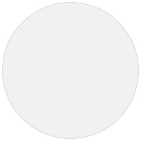 vidaXL Mata ochronna na stół, matowa, Ø 100 cm, 2 mm, PVC vidaXL