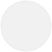 vidaXL Mata ochronna na stół, przezroczysta, Ø 100 cm, 1,6 mm, PVC vidaXL