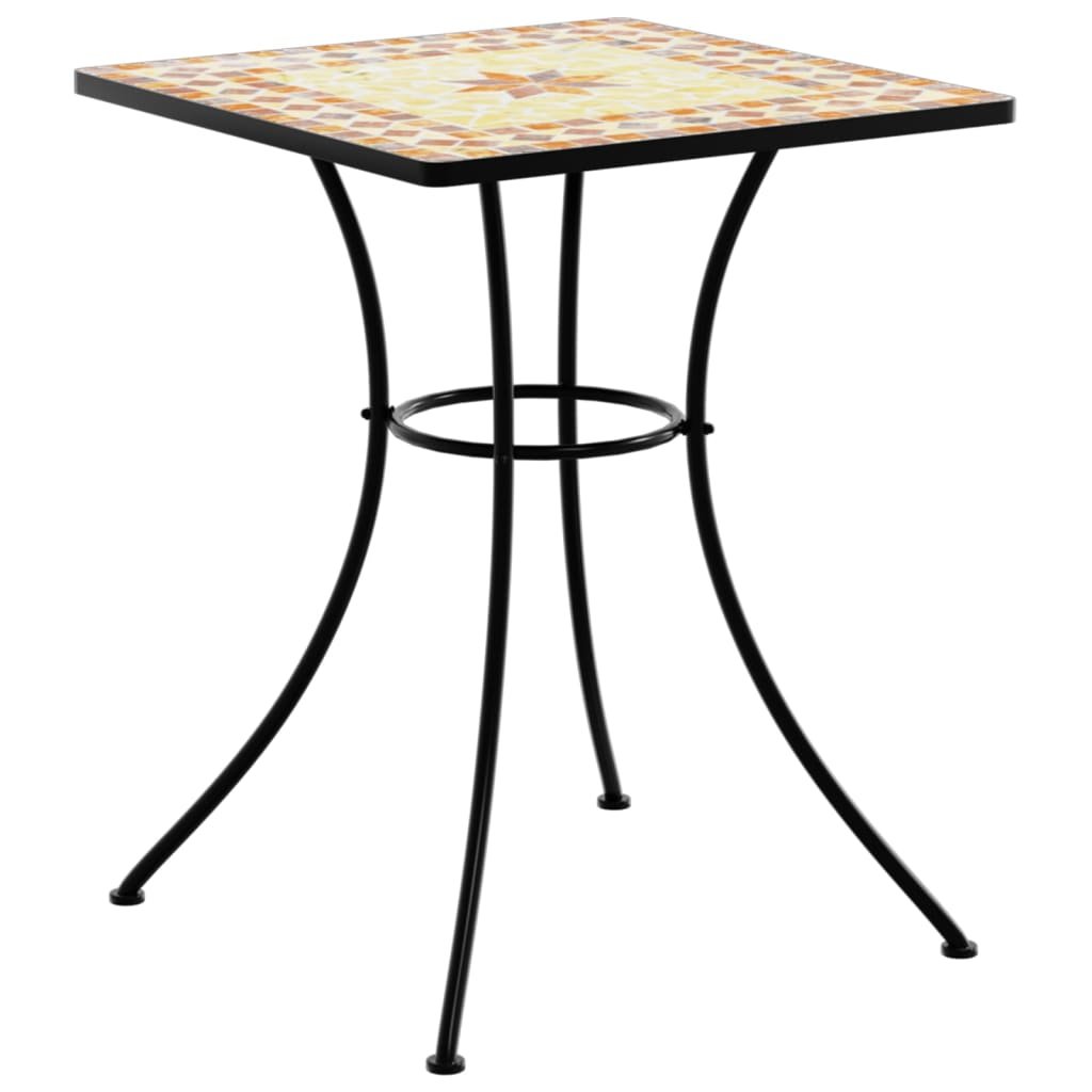 vidaXL Bistrotafel Mozaïek Tafel Balkontafel Tuintafel Tuin Buitentafel