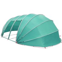 vidaXL Namiot basenowy Zielony 538 x 440 x 204 cm