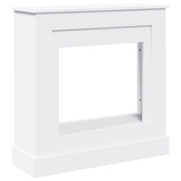 vidaXL Obudowa kominka, biała, 90x30x90 cm, materiał drewnopochodny