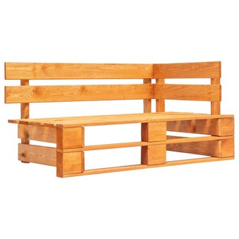 vidaXL Ogrodowa sofa narożna z palet, impregnowane drewno sosnowe - vidaXL