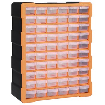vidaXL, Organizer z 60 szufladkami, 38x16x47,5 cm - vidaXL