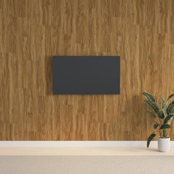 vidaXL Panele ścienne, drewnopodobne, brązowe, PVC, 2,06 m² - vidaXL