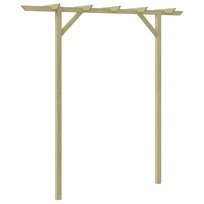 vidaXL Pergola ogrodowa, 205 x 40 x 203 cm, drewno