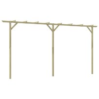 vidaXL Pergola ogrodowa, 400 x 40 x 205 cm, drewno