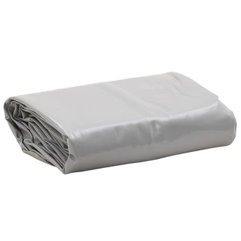 vidaXL Plandeka, szara, 1x2,5 m, 650 g/m² - vidaXL