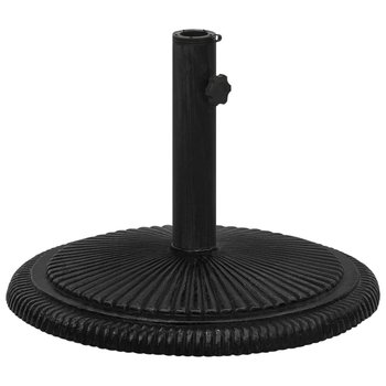 vidaXL Podstawa pod parasol, czarna, 45x45x30 cm, żeliwo - vidaXL