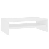 vidaXL Podstawka pod monitor biała 42x24x13 cm materiał drewnopochodny vidaXL