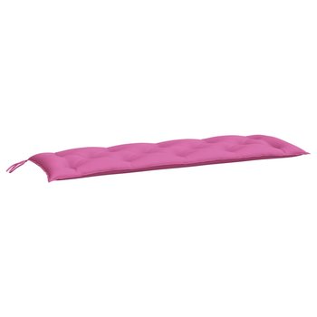 vidaXL Poduszka na ławkę ogrodową, różowa, 150x50x7 cm, tkanina - vidaXL