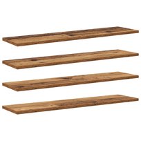 vidaXL Półka na Książki 4 pcs Brązowy 100 x 40 x 1,5cm Płyta wiórowa