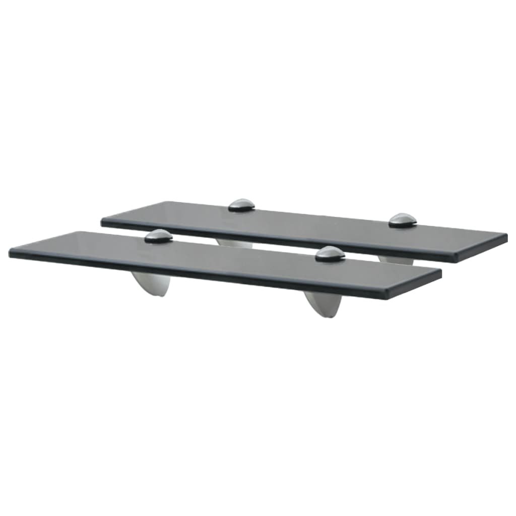 vidaXL Półki szklane, 2 szt., 40 x 20 cm, 8 mm