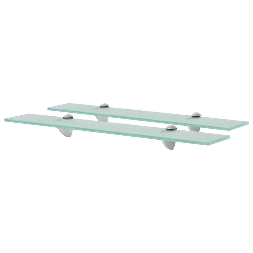 vidaXL Półki szklane, 2 szt., 60 x 10 cm, 8 mm