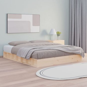 vidaXL Rama łóżka, 120 x 200 cm, lite drewno - vidaXL