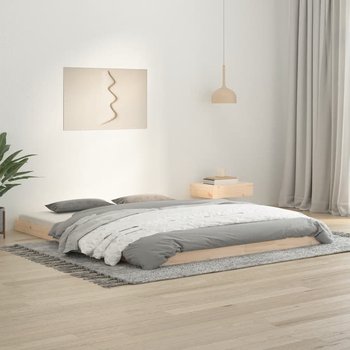 vidaXL Rama łóżka, 160 x 200 cm, lite drewno sosnowe - vidaXL