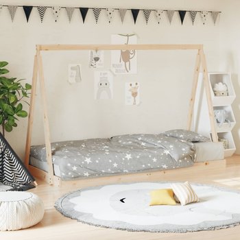 vidaXL Rama łóżka dla dzieci, 90x200 cm, drewno sosnowe - vidaXL