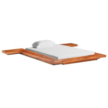 vidaXL Rama łóżka futon w japońskim stylu, drewno akacjowe, 100x200 cm - vidaXL